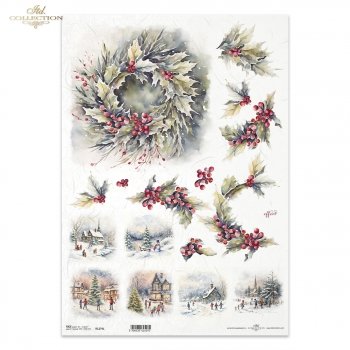 Reispapier A3 für Decoupage R1274L