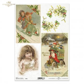 Reispapier für Serviettentechnik und Decoupage R0784