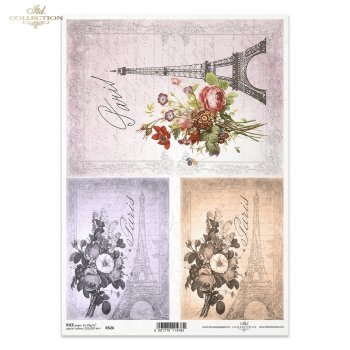 Reispapier für Serviettentechnik und Decoupage R0526