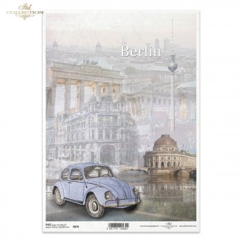 Reispapier für Serviettentechnik und Decoupage R0878