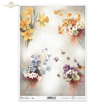 Reispapier für Serviettentechnik und Decoupage R0973