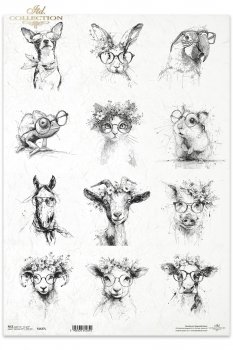 Reispapier A3 für Decoupage R1637L