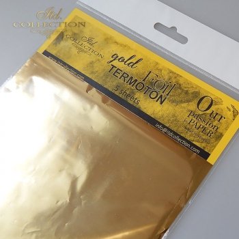 metallic foil Termoton * gold