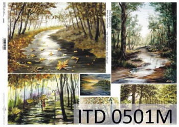 Decoupage paper ITD D0501M