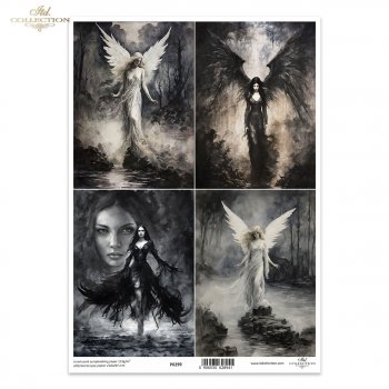 Translucent scrapbooking paper P0299