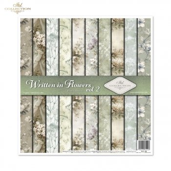 Scrapbooking papers  SLS-109 Written in Flowers vol. 2