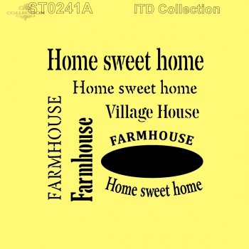 .Stencil scrapbooking decoupage 16x16 cm ST0241A