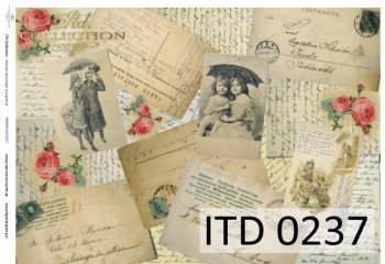 Decoupage paper ITD D0237