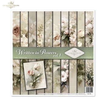 Scrapbooking papers  SLS-108 Written in Flowers vol. 1