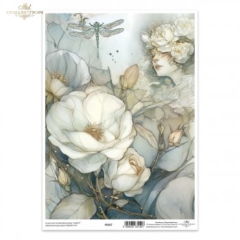 Translucent scrapbooking paper P0347