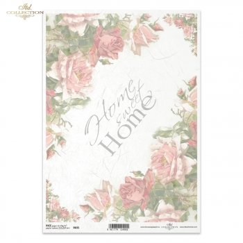Papel de arroz para decoupage R0835