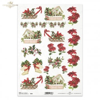 Papel de arroz para decoupage R0600