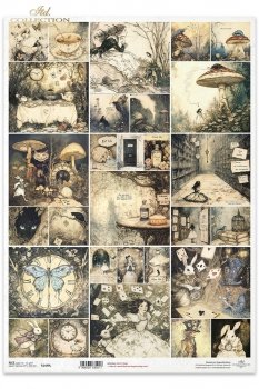 Papel de arroz decoupage A3 R1499L