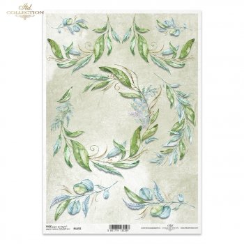 Papel de arroz para decoupage R1155