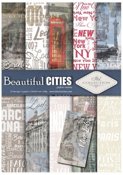 Papeles Scrapbooking SCRAP-044 ''Beautiful Cities''