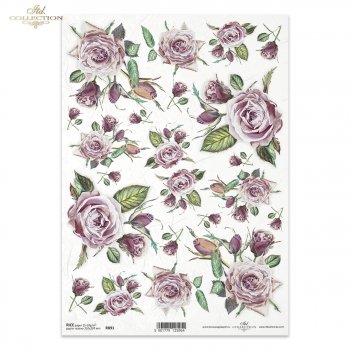 Papel de arroz para decoupage R0891