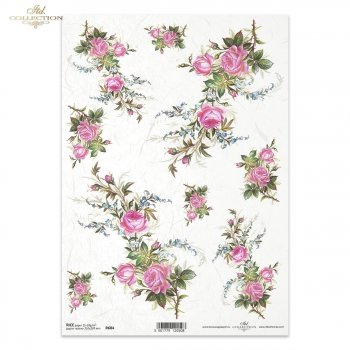 Papel de arroz para decoupage R0684
