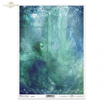 Papel de arroz para decoupage R1734