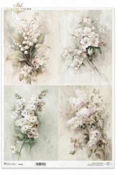 Papel de arroz decoupage A3 R1668L