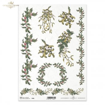 Papel de arroz para decoupage R0588