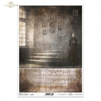 Papel de arroz para decoupage R1929