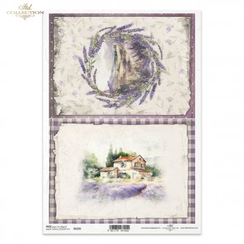 Papel de arroz para decoupage R2235