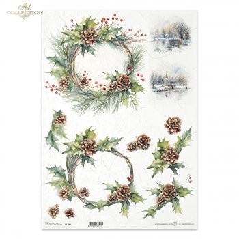 Papel de arroz decoupage A3 R1280L