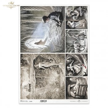 Papel de arroz decoupage A3 R1383L