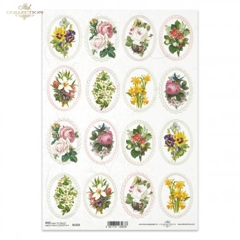 Papel de arroz para decoupage R1328