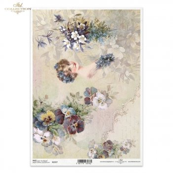Papel de arroz para decoupage R1317