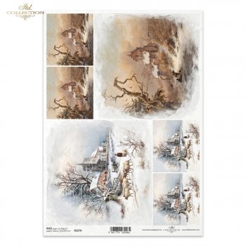 Papel de arroz para decoupage R2270