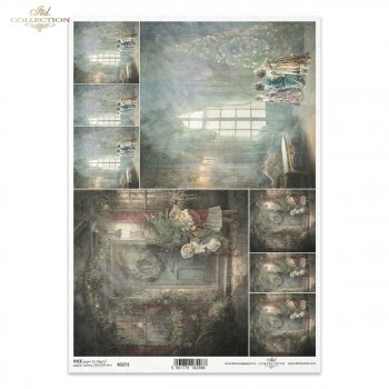 Papel de arroz para decoupage R2272