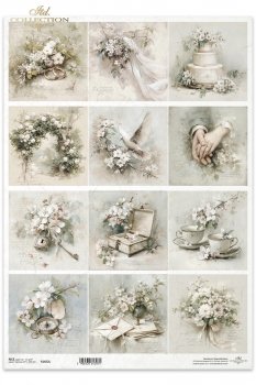 Papel de arroz decoupage A3 R1652L