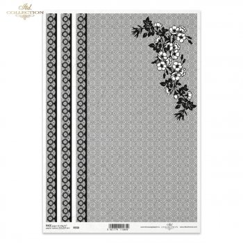 Papel de arroz para decoupage R0550