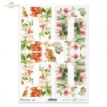 Papel de arroz para decoupage R0860