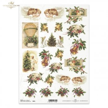Papel de arroz para decoupage R0601