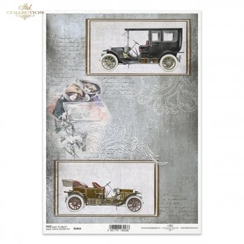 Papel de arroz para decoupage R1044