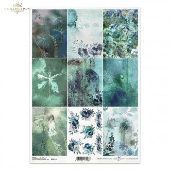 Papel de arroz para decoupage R2019