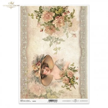 Papel de arroz para decoupage R1315