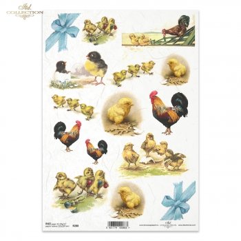 Papel de arroz para decoupage R0288