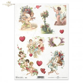 Papel de arroz para decoupage R0291