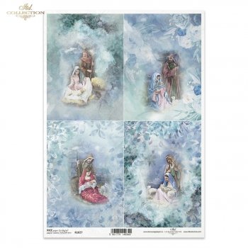 Papel de arroz para decoupage R1627