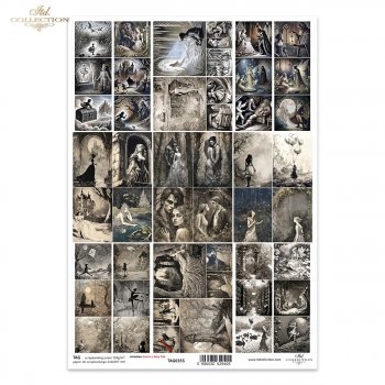 Tagi do scrapbooking (HS code 48025890) TAG0355