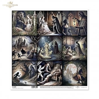 Papier do scrapbooking (HS code 48025890) SL1688