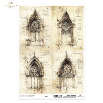 papier półprzezroczysty do scrapbooking (HS code 48063000) P0363