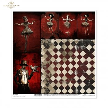 Papier do scrapbooking (HS code 48025890) SL1659