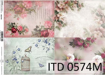 Papier decoupage (HS code 48025700) D0574M