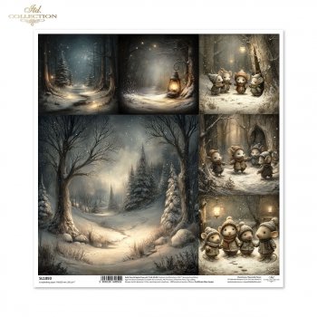 Papier do scrapbooking (HS code 48025890) SL1893