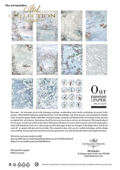 Seria Decorated with Frost*Series Decorated with Frost*Serie - Mit Frost verziert*Serie - Decorado con escarcha