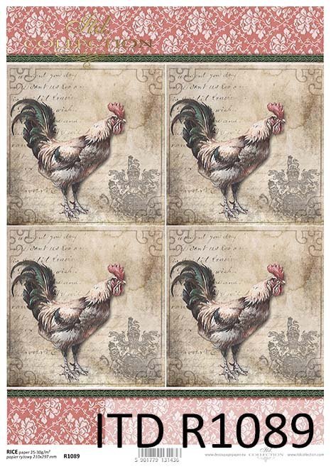 Wielkanoc-Easter-Ostern-Pascua-decoupage-rice-paper-stencil-mixed-media-folie-termoton-ITD-Collection